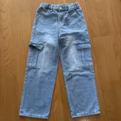ライトブルー カーゴパンツ 10Y