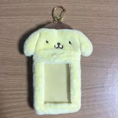 ポムポムプリン チェキホルダー ボア生地トレーディングカード用ホルダー