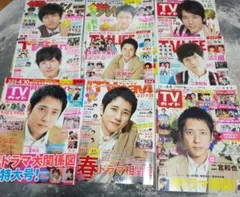 値下げ★嵐★二宮和也表紙★テレビ誌９冊セット