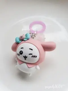 ♡ちいかわ×サンリオなりきりマイメロディめじるしチャーム アクセフィギュア