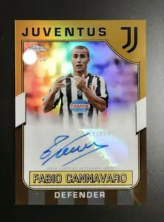 【世界50枚限定】topps カンナバーロ 直筆サイン auto ユベントス