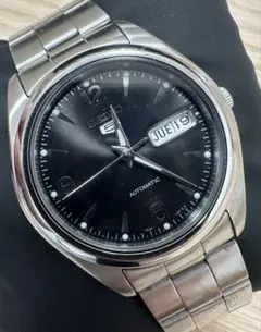 SEIKO 5 セイコー5 7S26-0480 グレーのグリッド柄文字盤 - メルカリ
