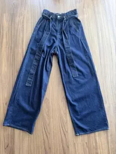 ワイドデニムパンツ デニム