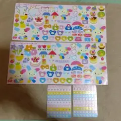 【平成レトロ】ウサハナシール 4枚セット 激レア