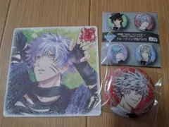 カルテットナイト　キャラクターコースターと缶バッジセット