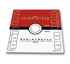 ポケカ　プレイマット　2人用　フルサイズ　ポケモンカード　滑り止め　新品　白赤