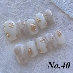 No.40 ニュアンスネイル ＊オーダーサイズ・カラー変更可能＊