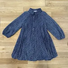 ZARA ネイビー フラワー柄 ワンピース 116