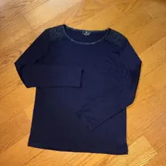 ランバン コレクション シャツカットソー濃紺40