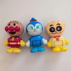 アンパンマン　はじめてハウス　ドール3体