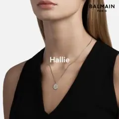ビンテージ PIERRE BALMAIN バルマン ロゴ ペンダント ネックレスのサムネイル