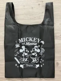 ミッキーとミニー エコバッグ ブラック