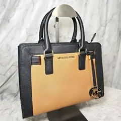 H7691-13◾️マイケルコース 斜め掛けレザーショルダーハンドバッグ 