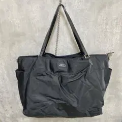 TODS トッズ　ゴンミーニ　ナイロン　トートバッグ　ネイビー　巾着　ハンド TODS トッズ ゴンミーニ ナイロン トートバッグ ネイビー 巾着 ハンド