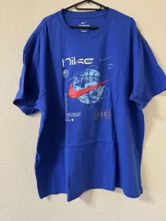 未使用NIKE バスケットボール グラフィック Tシャツ ブルーUSXXL