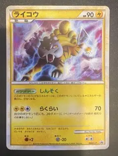 ライコウ 色違い 懸賞 プロモ 1000枚限定 ポケモン - 未開封 世界に1000枚 色違いエンテイ、ライコウ、スイクン