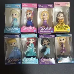 Qposket ディズニープリンセス コレクション　8個セット