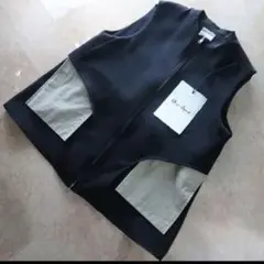 Omar Afridi atelier vest ウールギャバベスト Omar Afridi atelier vest ウールギャバベスト