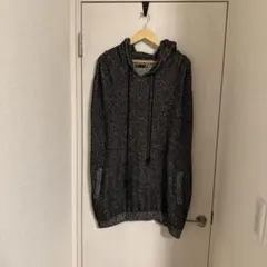 MINEDENIM. L sizeフード付きニットパーカーのサムネイル