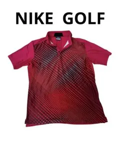 極美品！NIKE GOLF ポロシャツ 半袖　Lサイズ　メンズ　ピンク
