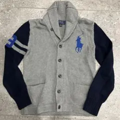 Polo Ralph Lauren セーター グレー/ネイビー