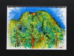 奥谷 博、菖蒲、希少画集より、版上サイン入、新品高級額付 奥谷 博、菖蒲、希少画集より、版上サイン入、新品高級額付