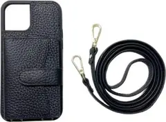 スマホショルダー iPhoneケース スマホケース ストラップ 斜めがけ 本革