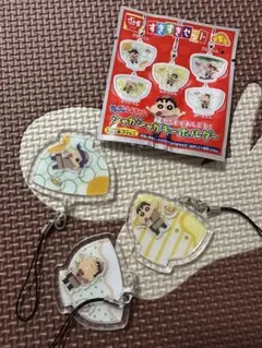 クレヨンしんちゃん すき家 シャカシャカキーホルダー 3個セット