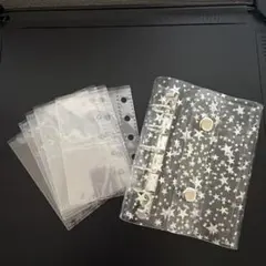 星柄システム手帳カバーとリフィルセット