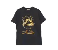 【新品未開封】劇団四季Disney アラジン ゴールドプリント TシャツMサイズのサムネイル