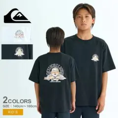 クイックシルバー ボーイズ 黒両面プリントTシャツ160 ムラスポ キッズ262のサムネイル