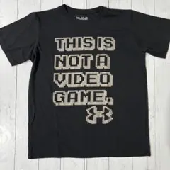 アンダーアーマー Tシャツ YLG ブラック ゲーマー ロゴプリント