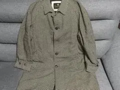 【訳あり】Cesta de Moda ステンカラーコート チェック メンズ