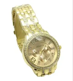 【新品】Doymie アナログ腕時計 クォーツ ゴールド ステンレススチール