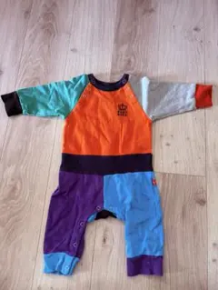 babydoll カラフルスェット生地ロンパース