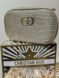 CHRISTIAN DIOR ゴールドポーチ　2025 クリスマス