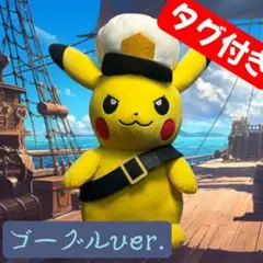 寶可夢 寶可夢玩偶 船長皮卡丘 護目鏡ver.