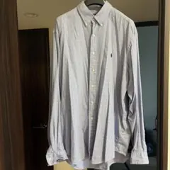 ラルフローレン　シャツ　紫　青系