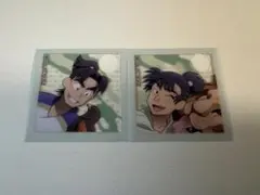 忍たま乱太郎　東武動物公園　ストローマーカー【食満留三郎】【潮江文次郎】