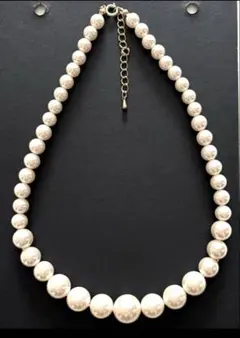 【美品】イミテーション　パールネックレス