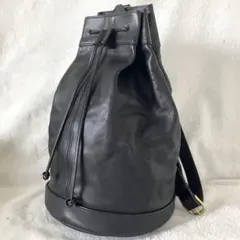 オールドコーチ 0678 134 レザー ワンショルダー バッグ 黒 USA製