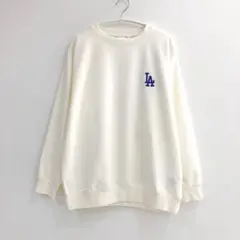 【未着用品】GENUINE MERCHANDISE LA 刺繍ロゴ　トレーナー