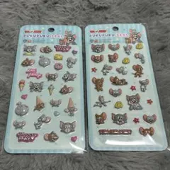 トムとジェリー ぷくぷくシール 2シートセット