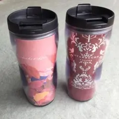 スターバックス・限定タンブラー・2個 ＋おまけ1個　お値下げ！