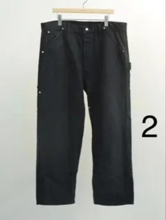 COMOLI 26SS コットンダックペインターパンツ サイズ3 ブラック美品 