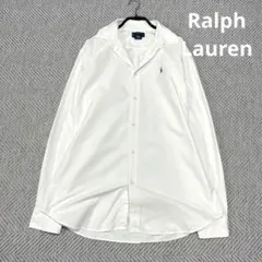 ラルフローレン オックスフォード BDシャツ ホワイト ポニー刺繍
