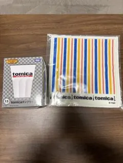 トミカくじ 第3弾 タンブラー ハンドタオル まとめ売り セット - メルカリ