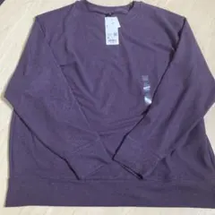 新品・未使用 UNIQLO/ソフトニットフリースクルーネックT XL ユニクロ
