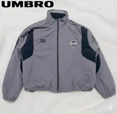 UMBROナイロンジャケット グレー　FREAKS STORE 古着　ロゴ