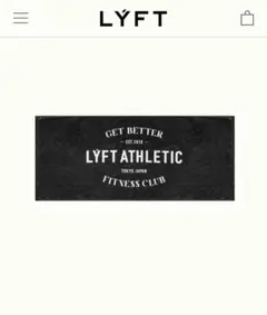 LYFT ATHLETIC LOGO TOWEL - BLACK